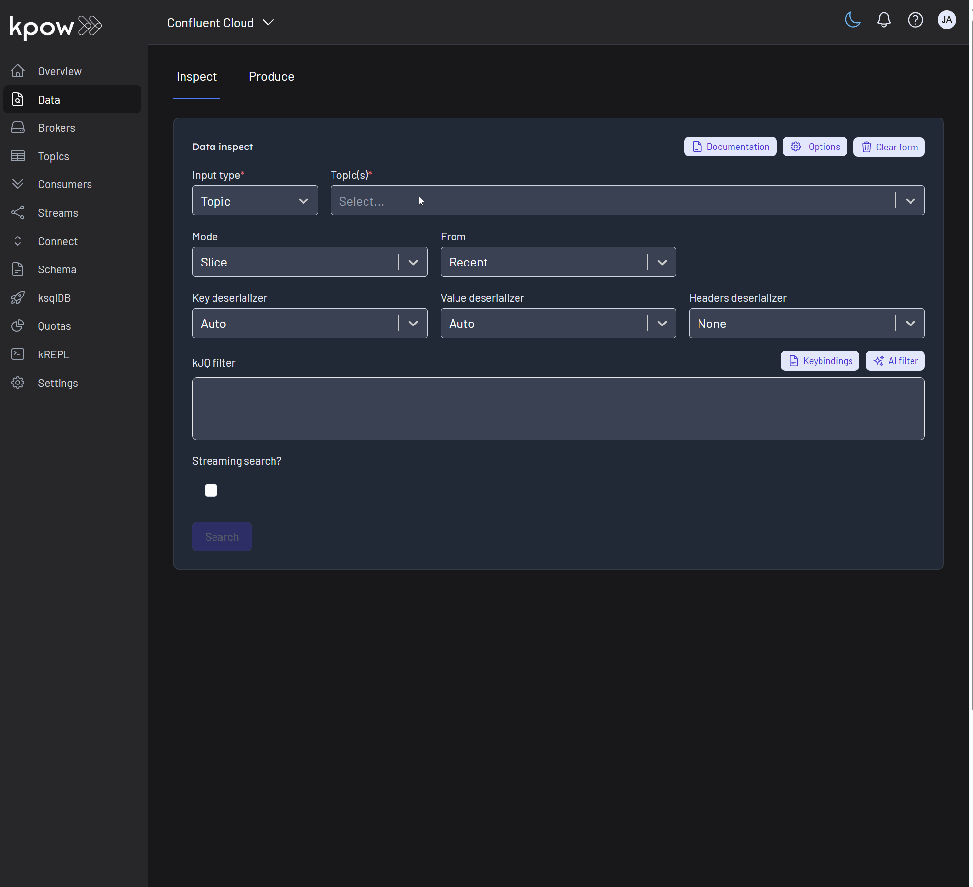 kJQ AI filter in action