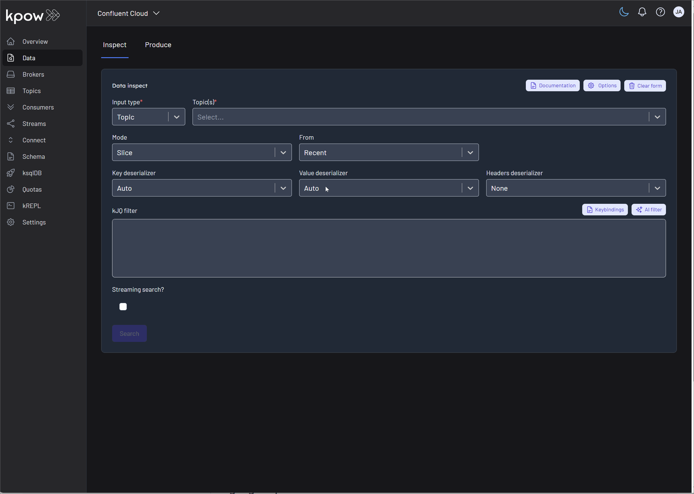 kJQ AI filter in action