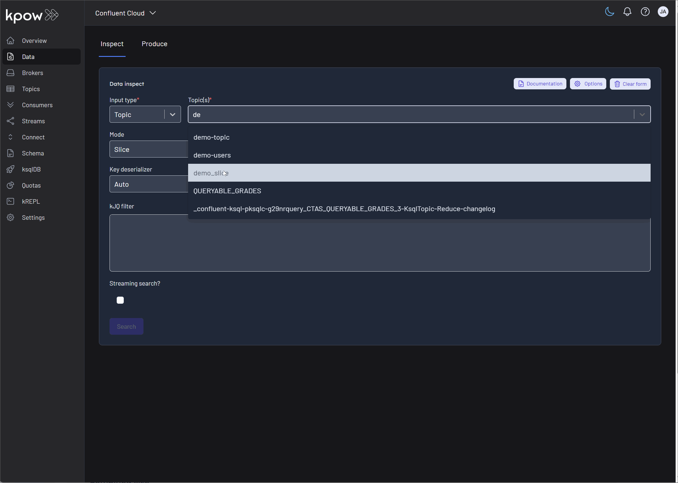 kJQ AI filter in action